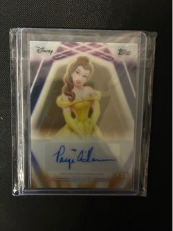 Topps Disney neon belle auto numbered to 50