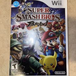 Nintendo Wii Game’s Super Smash Bros Brawl Punch-Out Mario Kart