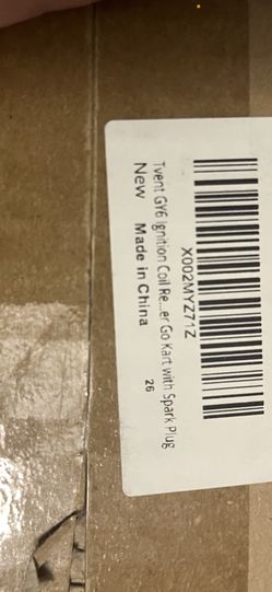 Tvent GY6 Ignition Coil (Go Kart) With 2 Spark Plugs 