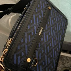 Versace La Greca Side Bag
