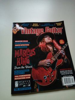 Vintage guitar magazine/ April 2020/ Christie lenee/ Ricky scaggs/ living colour's vividi/ Freddie king