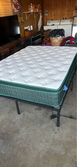 Mattress with Metal Bed Frame