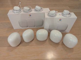 Google Nest WiFi Pro Mesh System - 5 Set