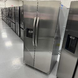 Refrigerator NEW Stainless Steel Side by Side Water Ice more
