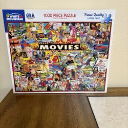 White Mountain 1000 Piece Movies Puzzle