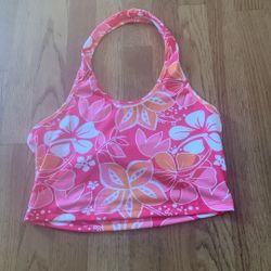 Cute Floral Halter Top