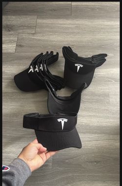 Tesla custom hat visor 9 pcs new!!!!!