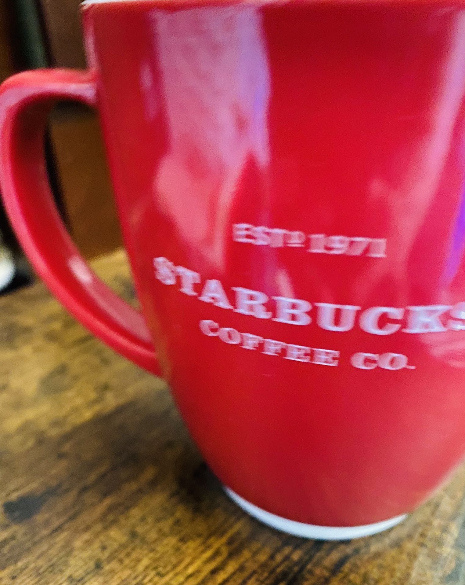 Red STARBUCKS CUP