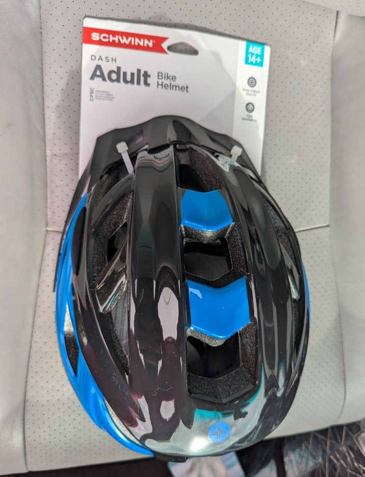 Schwinn Dash Adult Bike Helmet Blue/Black BRAND NEW.