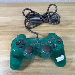 Ps One Controller clear green (rare)