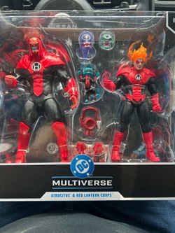 Green Lantern DC Multiverse Atrocitus & Red Lantern Corps Action Figure Two-Pack