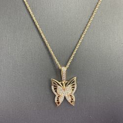 10K Gold Chain And Charm