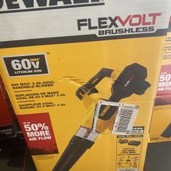 DEWALT FLEXVOLT BRUSHLESS 60 Max HANDHELD BLOWER  KIT  (( Coming With Battery 9.0 And Charger )))