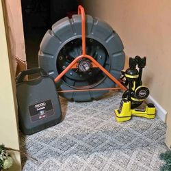 Ridgid inspection camera with monitor and locator