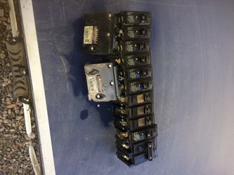 Electric box and breakers