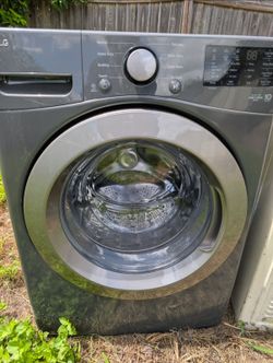 LG washer grey