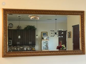 Large Ornate Wall Mirror
