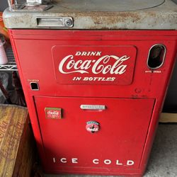 Vintage Coca-Cola Vendo A23B Spin-Top Bottle Vending Machine – Original & Working