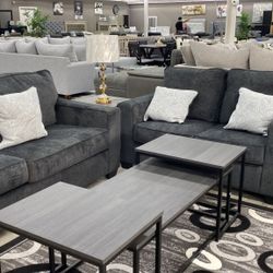 Sectional ashley grey 3PC 🤩🤩HOUSTON ONLY $54 DOWN PAYMENT 🥳🥳($1099) special price