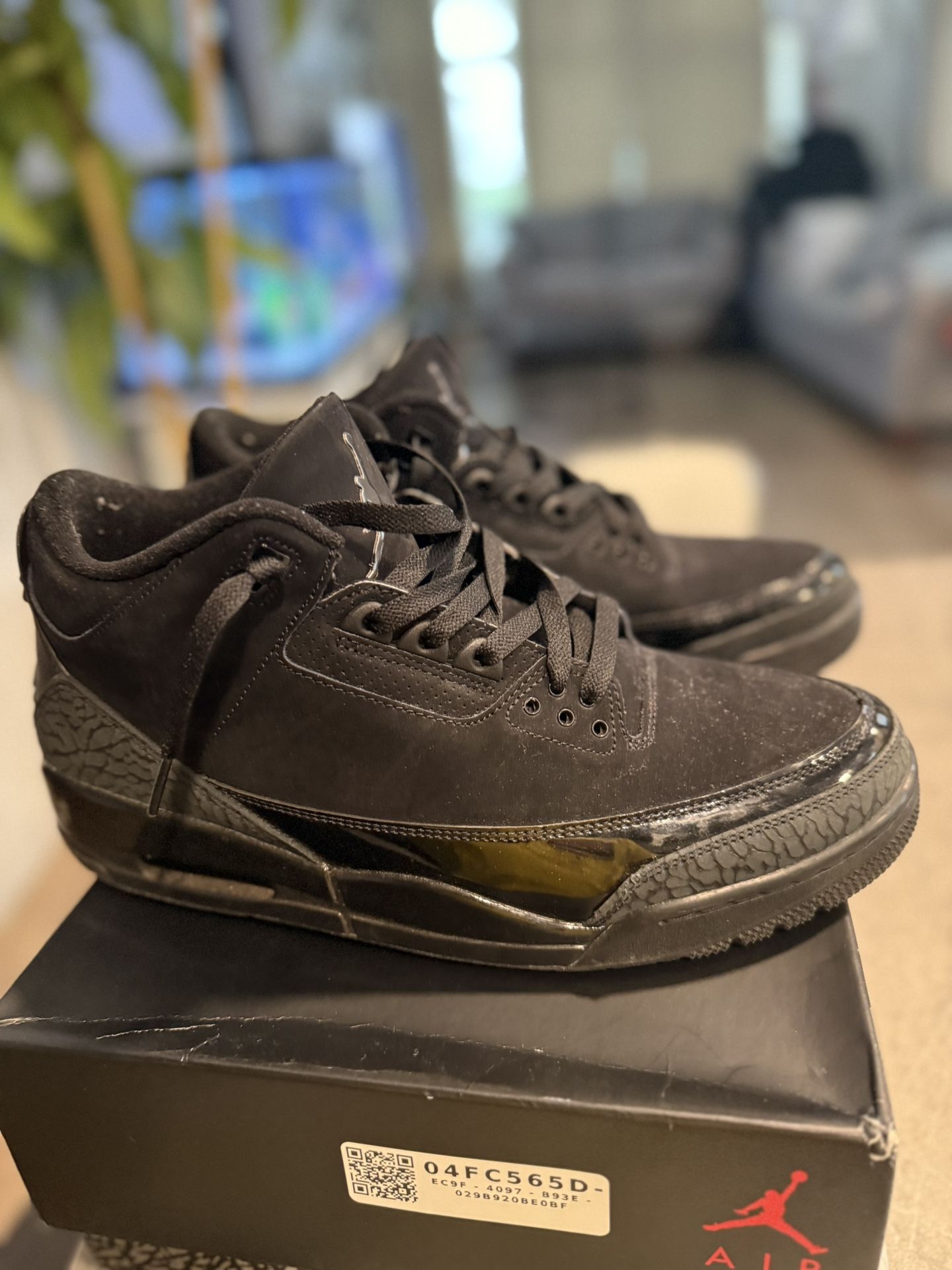 Jordan 3 “Black Cats” Size 12