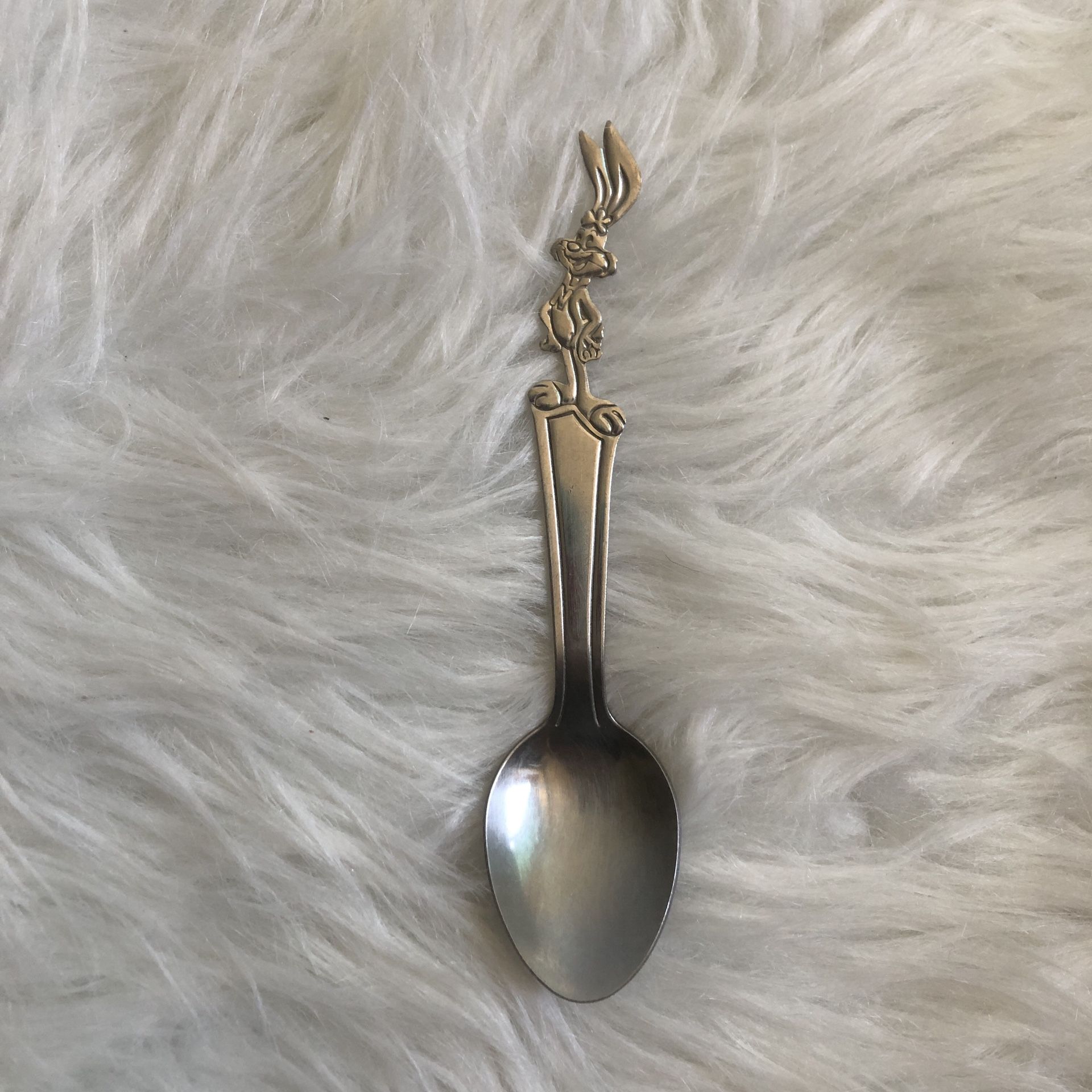 Rare Vintage Nestle Quik Chocolate Bunny Rabbit Spoon Stainless steel