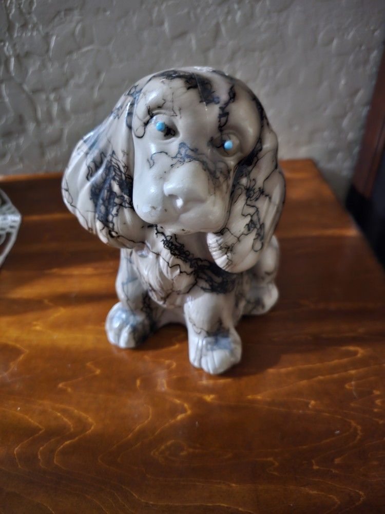 Horse Hair Puppy Dog Bank