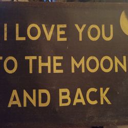 I love you to the moon and back Picture