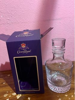 Crown royal empty bottle