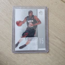 Sp Authentic 27 Kawhi Leonard Rc Rookie