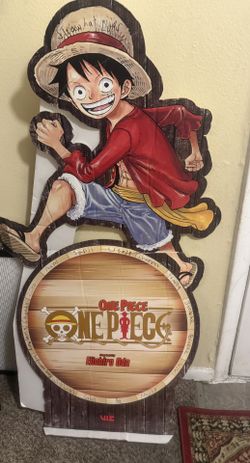 ONE PIECE MONKEY D LUFFY CARDBOARD RETAILER STANDEE 2024 DISPLAY FROM VIZ