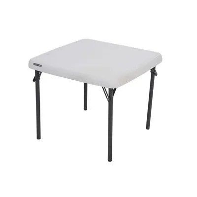 Lifetime Children’s Square Folding Table – 60.96 x 60.96 cm – Indoor/Outdoor – Ages 3–9 – Durable & Weather-Resistant