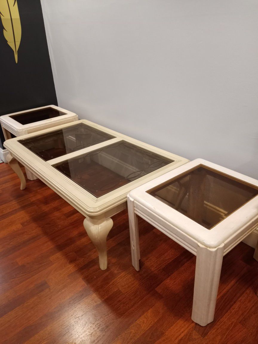 Coffee Table and 2 Matching End Tables