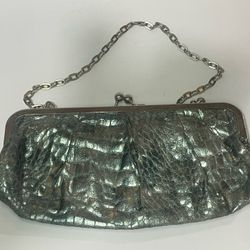 Silver Shiny Candies Clutch Bag 