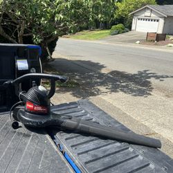 Electric Cord Toro Leaf Blower Floor Sweep Like New