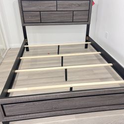 Cama Queen Size Nueva Incluye Colchón Memory Foam