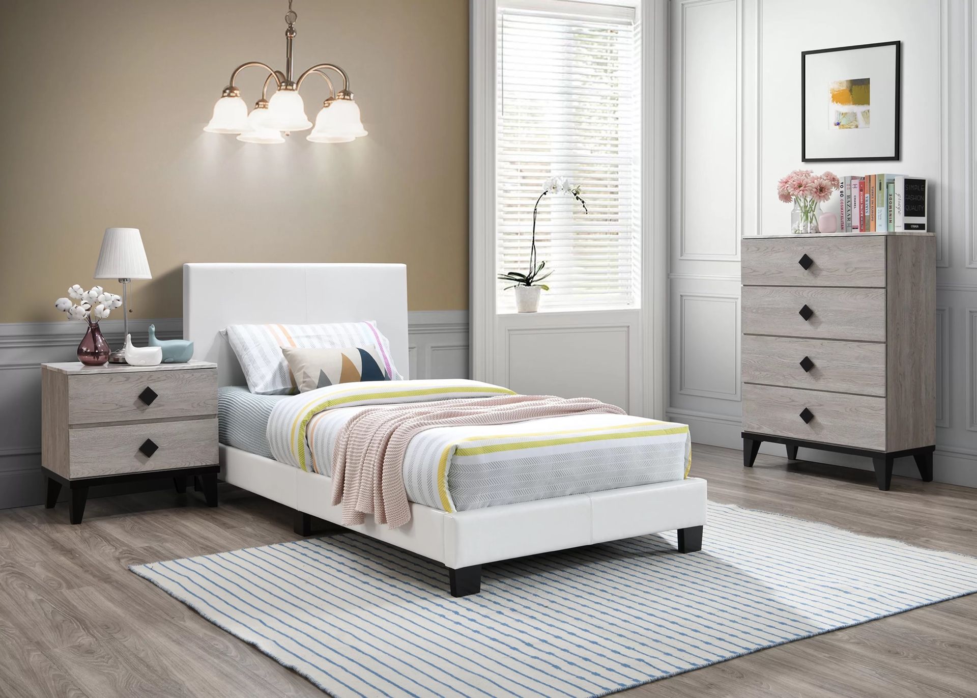 Full Size Metal Bed Frame With Mattress