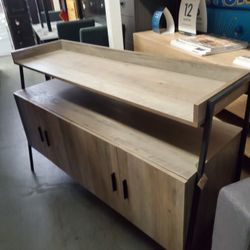 New Assembled Tv Stand Hutch Credenza Console Table Cabinet Special Come Visit Our Store In Paramount 
