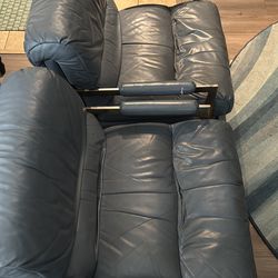 Retro 80s Leather Chairs