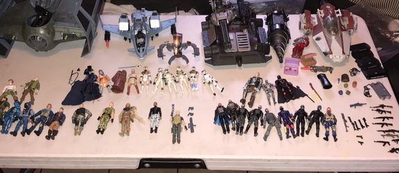G.I JOE, STAR WARS, and vehicles LOT!