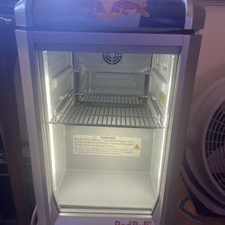  Collectible Red Bull Mini Fridge Refrigerator Lights Up 