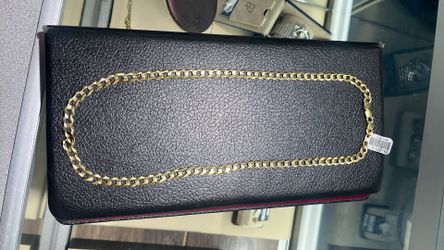 14k gold curve necklace