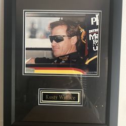 Rusty Wallace Framed Photo
