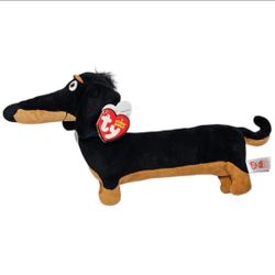 The Secret Life of Pets Buddy the Dachshund Plush 12"Ty Beanie Babies Collection