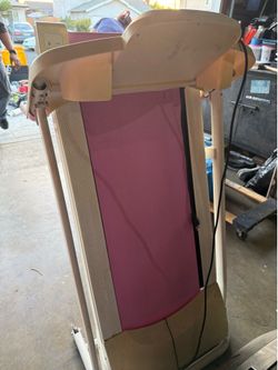 Pink treadmill