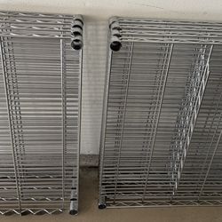 Uline Chrome Shelves ONLY - 30"L x 24"W (H7475C) & 30"L x 18"W (H3197C)