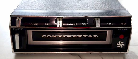 Continental Under-Dash 8-Track Tape Player – Retro Car Audio-Vintage-1970’s.