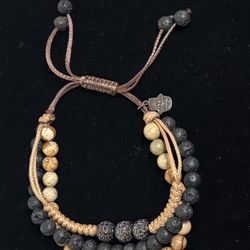 Real Stone Boho Bracelet Just $5