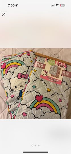Hello Kitty Twin Quilted Blanket 