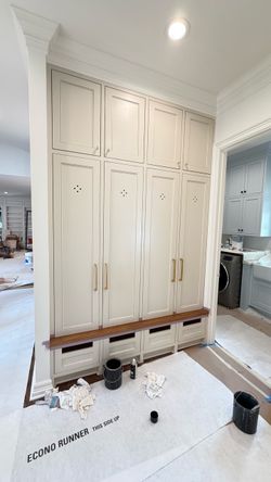 Custom cabinet  end porch