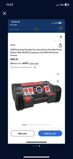 Vector Battery Jumper Box 